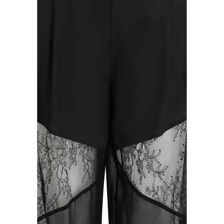 PINKO Black Polyester Casual Pants