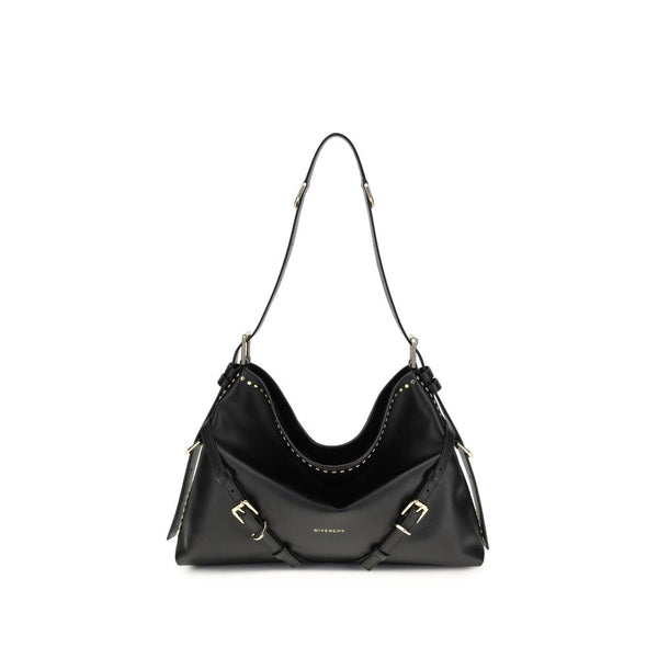 Givenchy - Black Calf Leather Bos Taurus Shoulder Bag