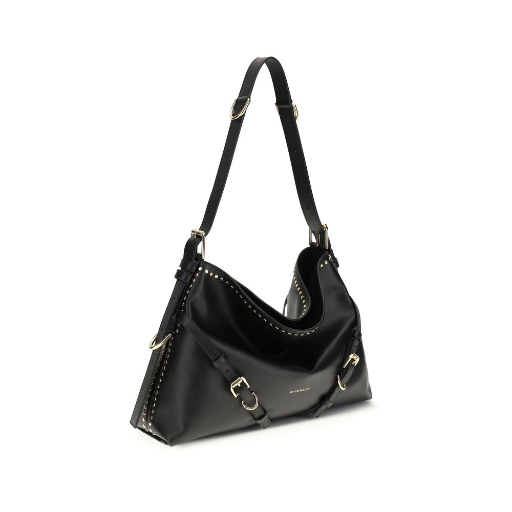 Givenchy - Black Calf Leather Bos Taurus Shoulder Bag