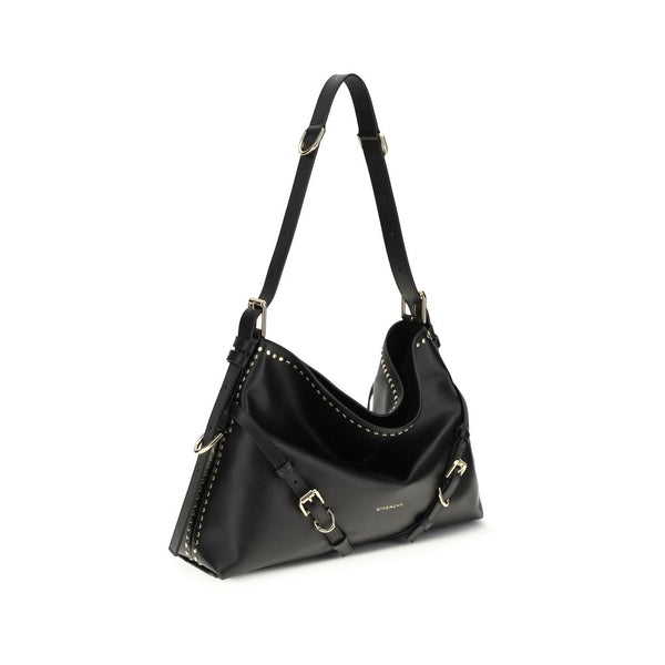 Givenchy - Black Calf Leather Bos Taurus Shoulder Bag