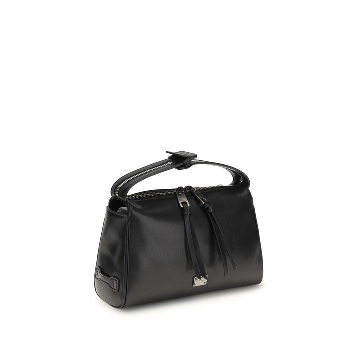 Dolce &amp; Gabbana Black Calf Leather Bos Taurus Handbag