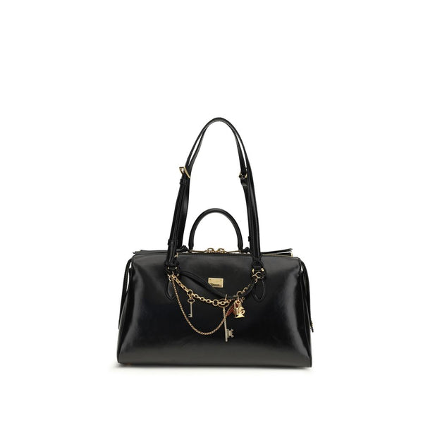 Dolce & Gabbana - Black Calf Leather Bos Taurus Shoulder Bag