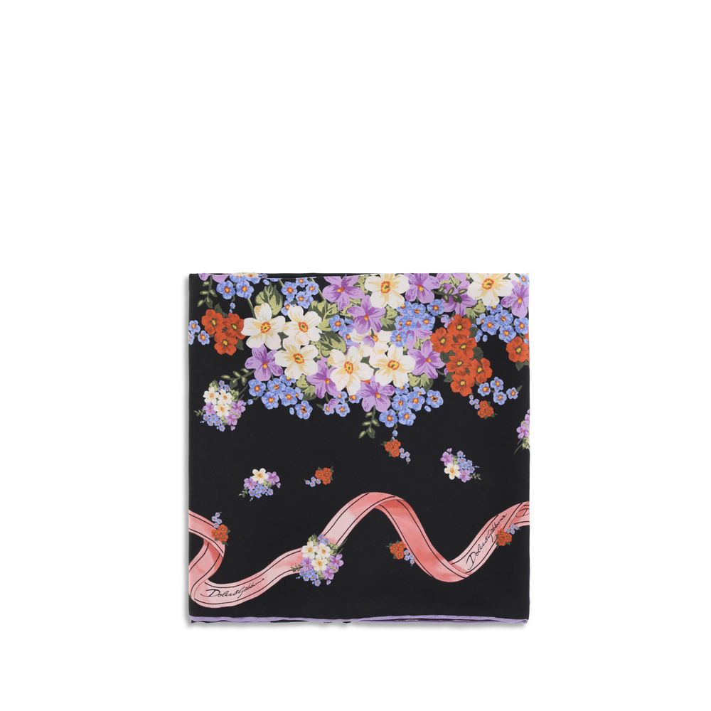 Dolce &amp; Gabbana Multicolor Silk Scarf
