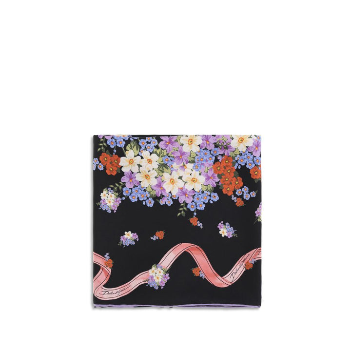 Dolce &amp; Gabbana Multicolor Silk Scarf