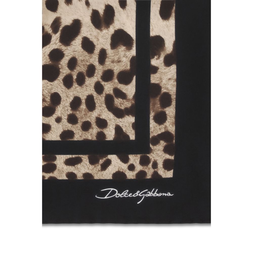Dolce &amp; Gabbana Multicolor Silk Scarf