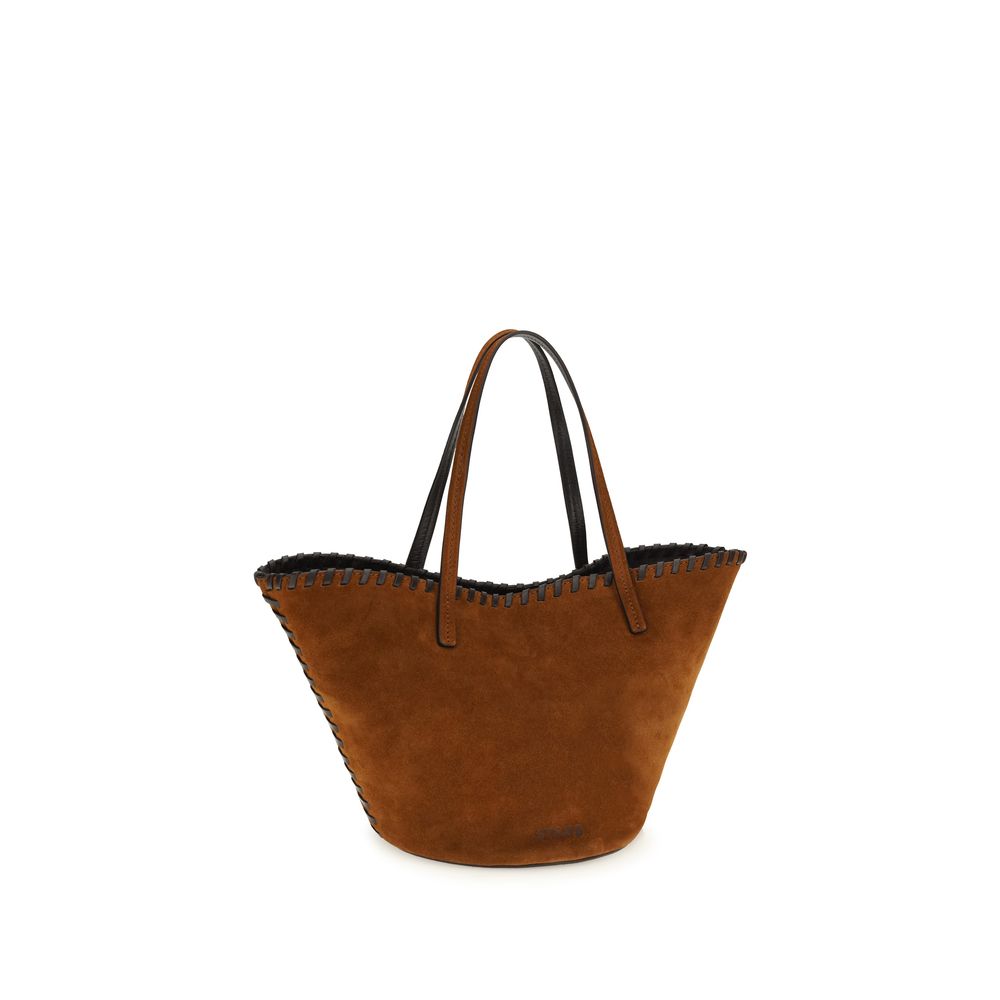 Staud - Brown Calf Leather Bos Taurus Handbag