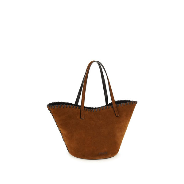 Staud - Brown Calf Leather Bos Taurus Handbag