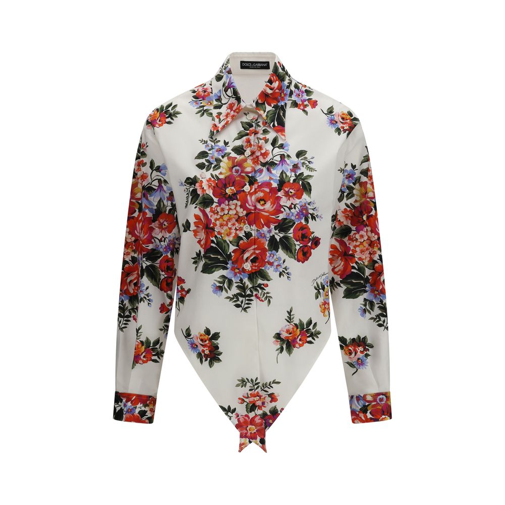 Dolce &amp; Gabbana Multicolor Cotton Pattern Shirt