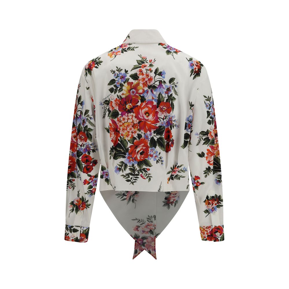 Dolce &amp; Gabbana Multicolor Cotton Pattern Shirt