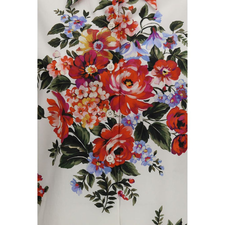 Dolce &amp; Gabbana Multicolor Cotton Pattern Shirt