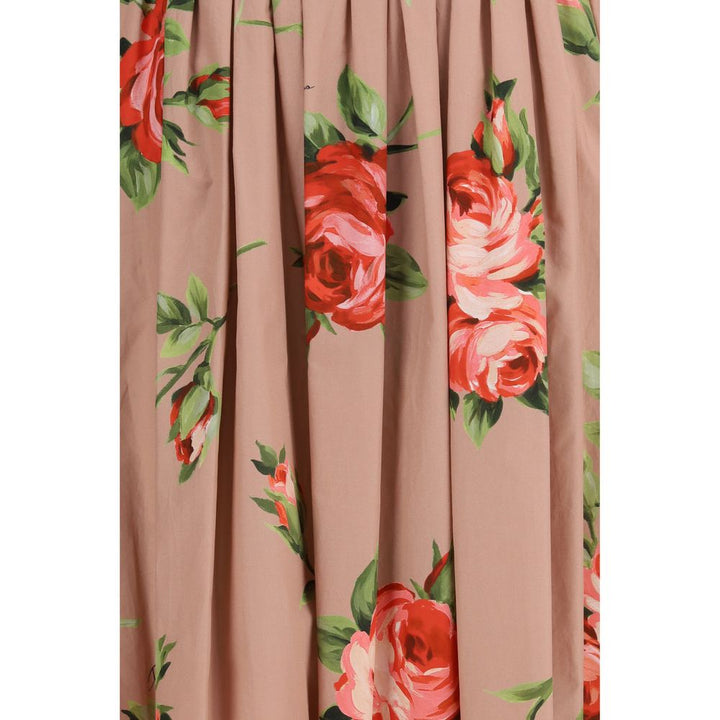 Dolce &amp; Gabbana Multicolor Cotton Casual Dress