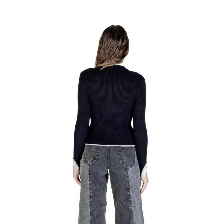Karl Lagerfeld Black Viscose Sweatshirt