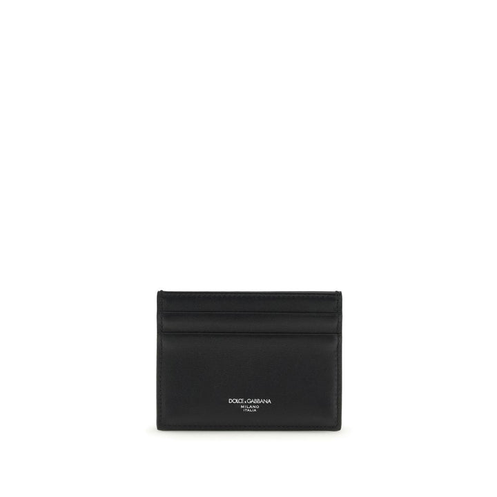 Dolce &amp; Gabbana Black Cotton Wallet