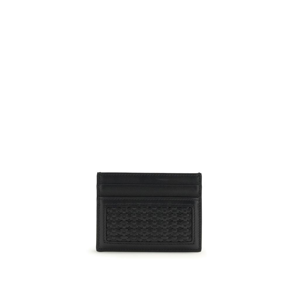Dolce &amp; Gabbana Black Cotton Wallet
