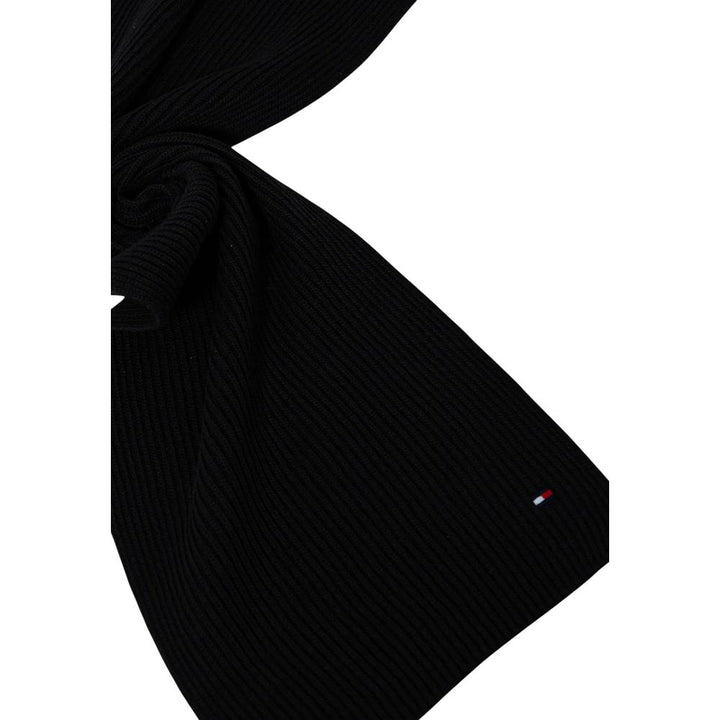 Tommy Hilfiger Black Cotton Beanie
