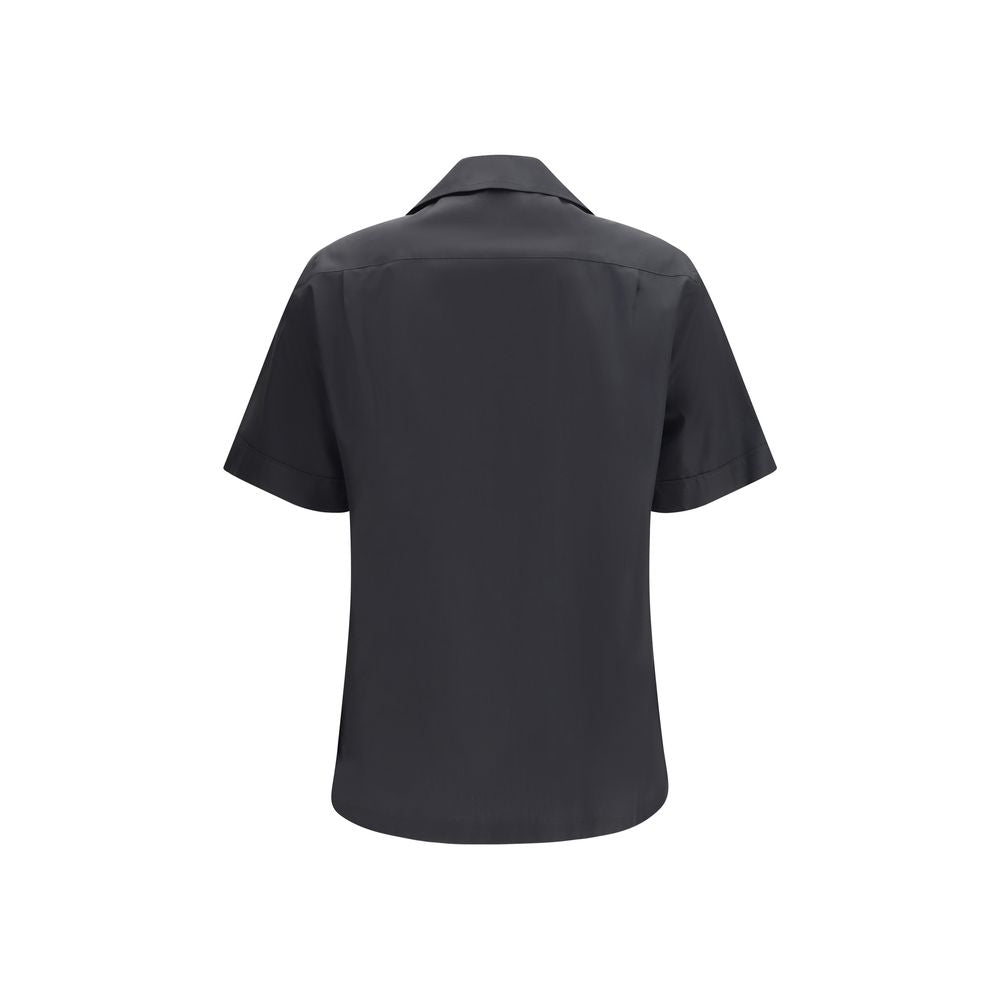 Dolce &amp; Gabbana Black Cotton Shortsleeve Shirt