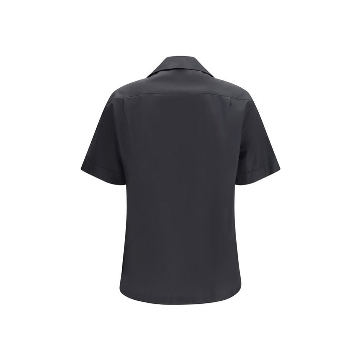 Dolce &amp; Gabbana Black Cotton Shortsleeve Shirt