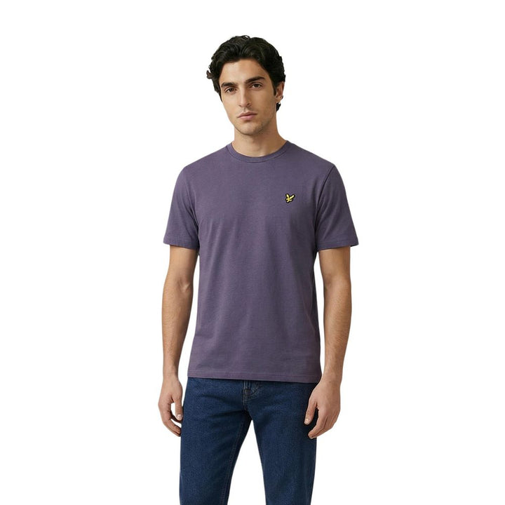 Lyle &amp; Scott Purple Cotton T-Shirt