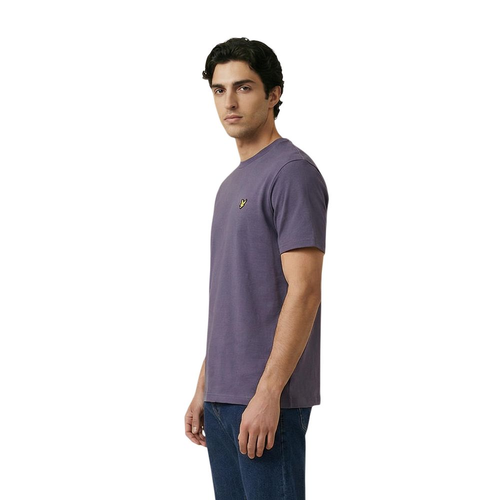 Lyle &amp; Scott Purple Cotton T-Shirt