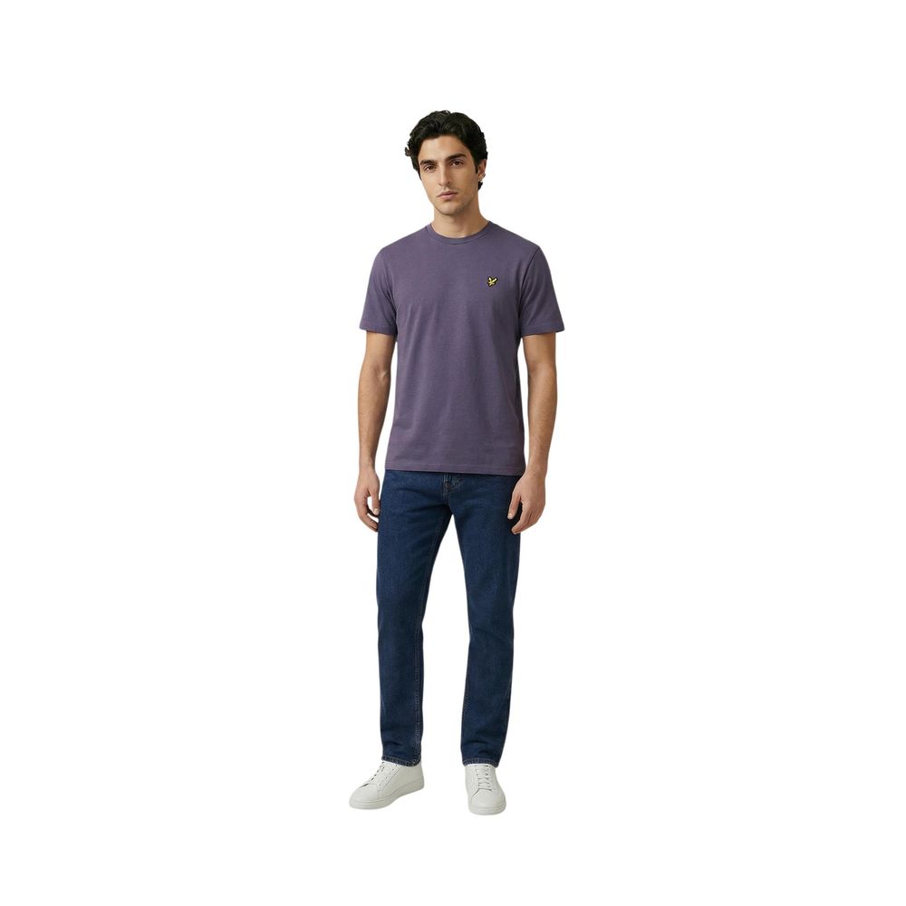 Lyle &amp; Scott Purple Cotton T-Shirt