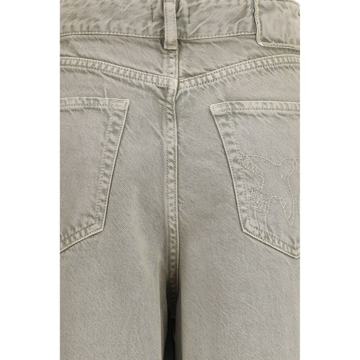 PINKO Beige Lyocell Bermuda Shorts
