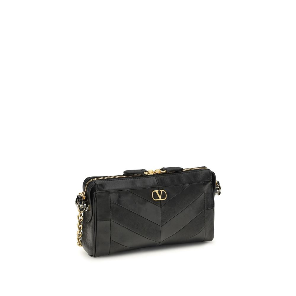 Valentino Garavani - Black Lamb Ovis Aries Shoulder Bag