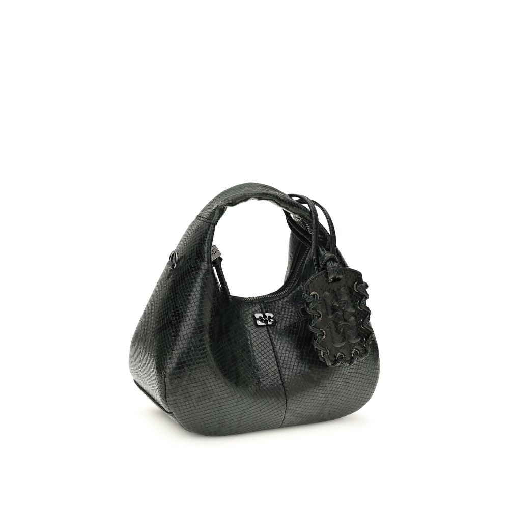 Ganni - Black Recycled Polyester Handbag
