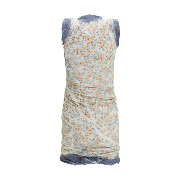 Diesel Multicolor Cotton Casual Dress