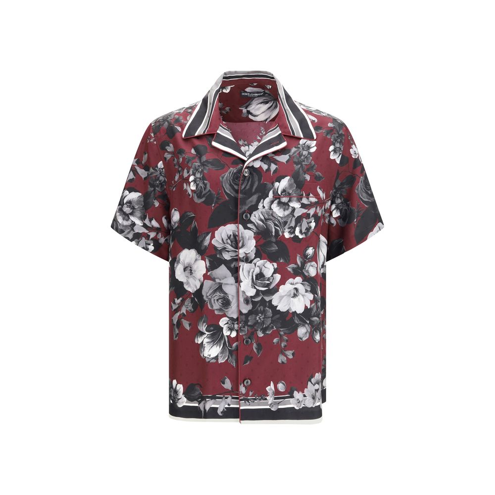 Dolce &amp; Gabbana Multicolor Silk Pattern Shirt