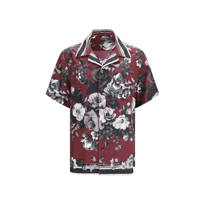 Dolce &amp; Gabbana Multicolor Silk Pattern Shirt
