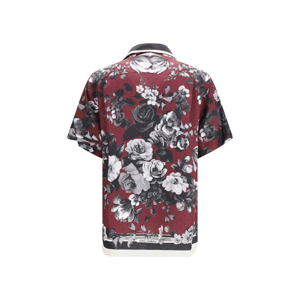Dolce &amp; Gabbana Multicolor Silk Pattern Shirt