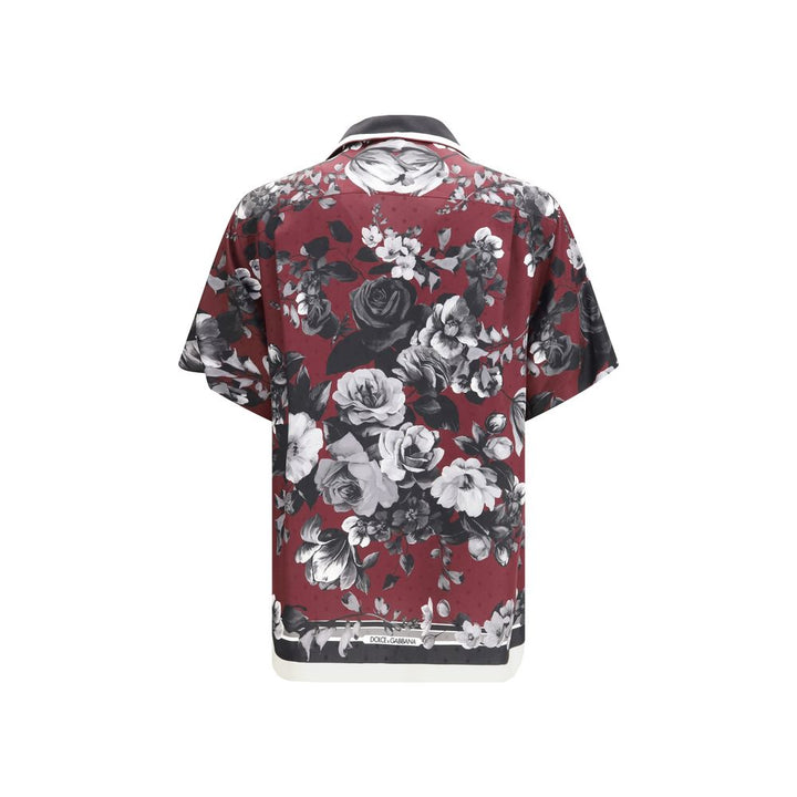 Dolce &amp; Gabbana Multicolor Silk Pattern Shirt