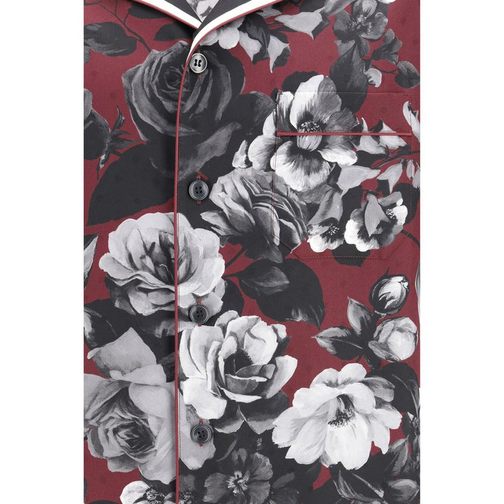 Dolce &amp; Gabbana Multicolor Silk Pattern Shirt