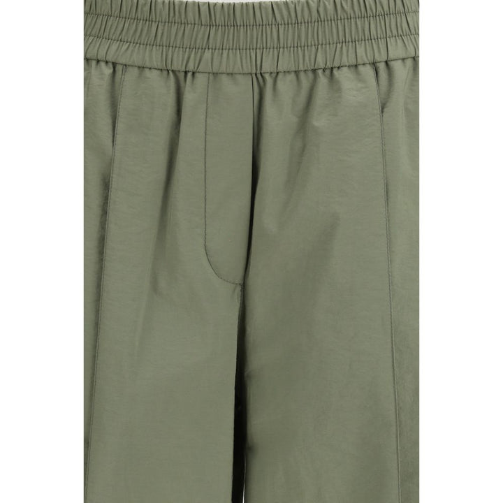Brunello Cucinelli Bicolor Cotton Casual Pants