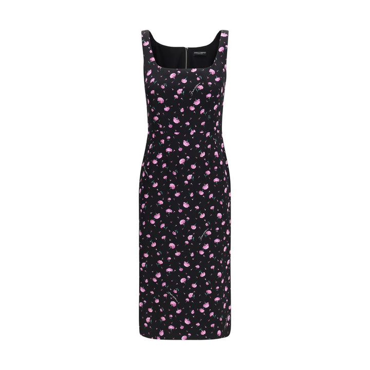 Dolce &amp; Gabbana Multicolor Silk Casual Dress