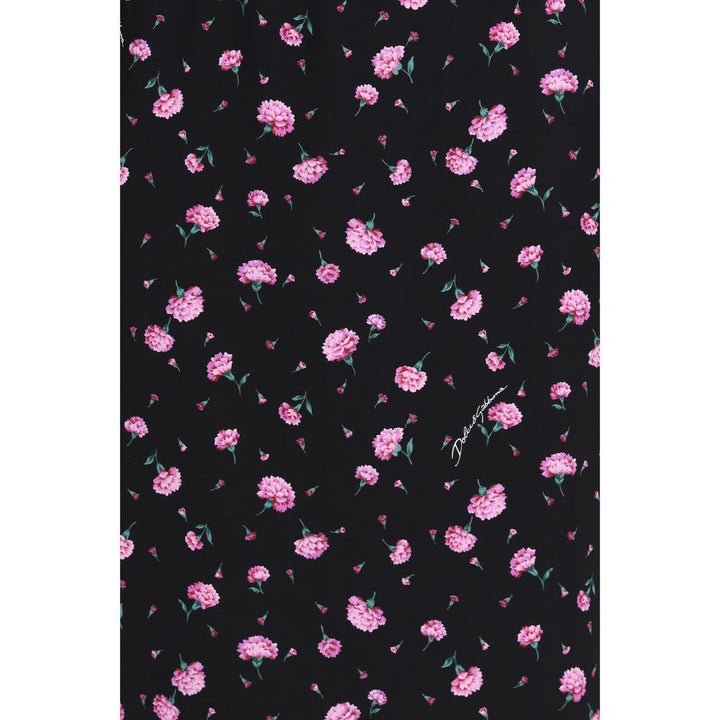 Dolce &amp; Gabbana Multicolor Silk Casual Dress
