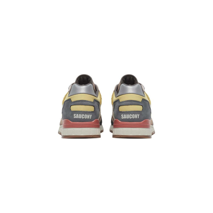Saucony Beige Suede Leather Low Top Sneakers