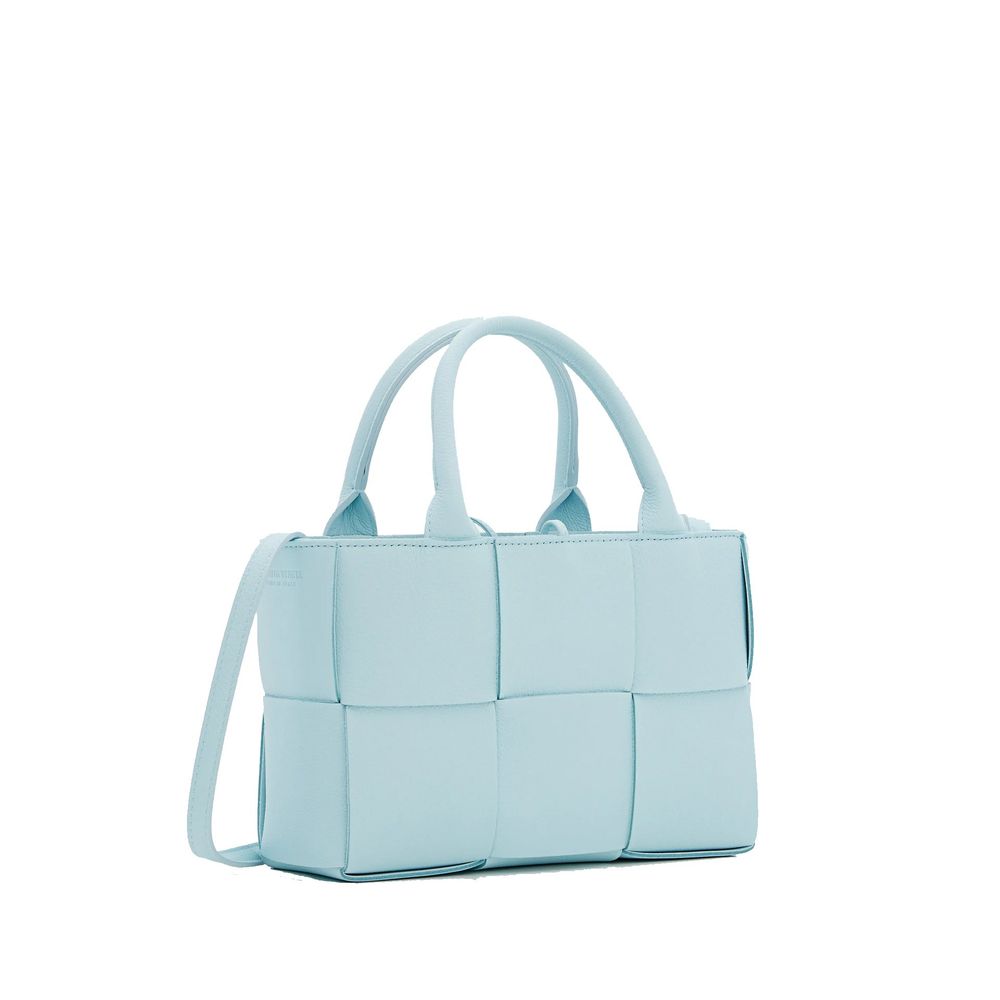 Bottega Veneta - Blue Lamb Leather Tote Bag