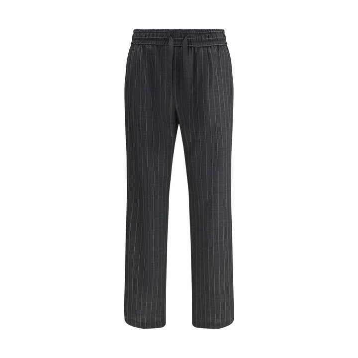 Dolce &amp; Gabbana Gray Wool Oves Aries Casual Pants