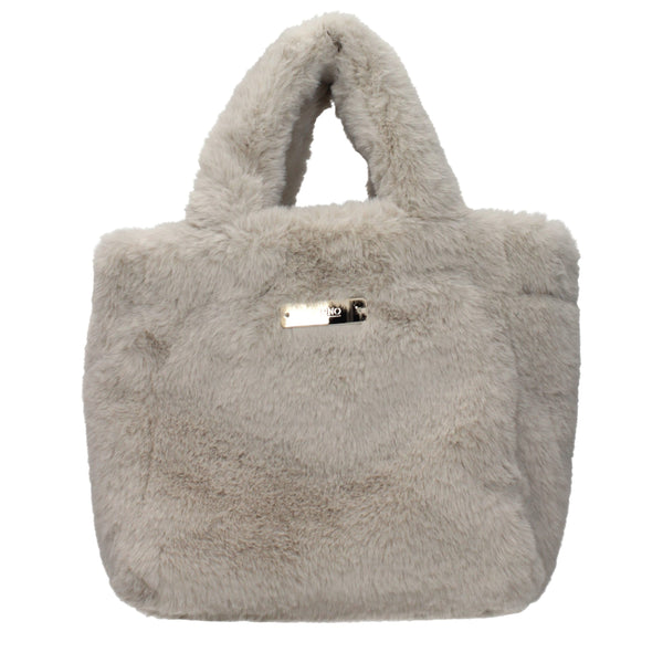 Herno - Gray Fur Handbag