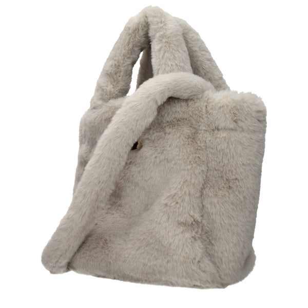 Herno - Gray Fur Handbag