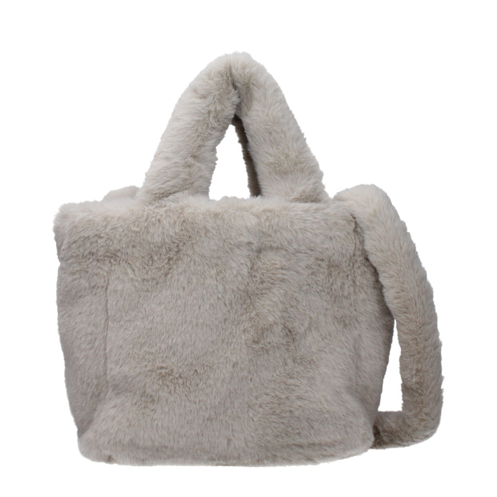 Herno - Gray Fur Handbag