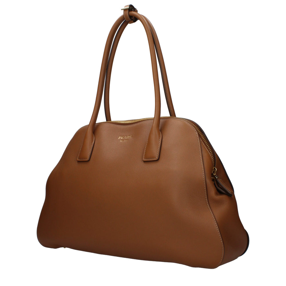 Prada - Brown Leather Shoulder Bag