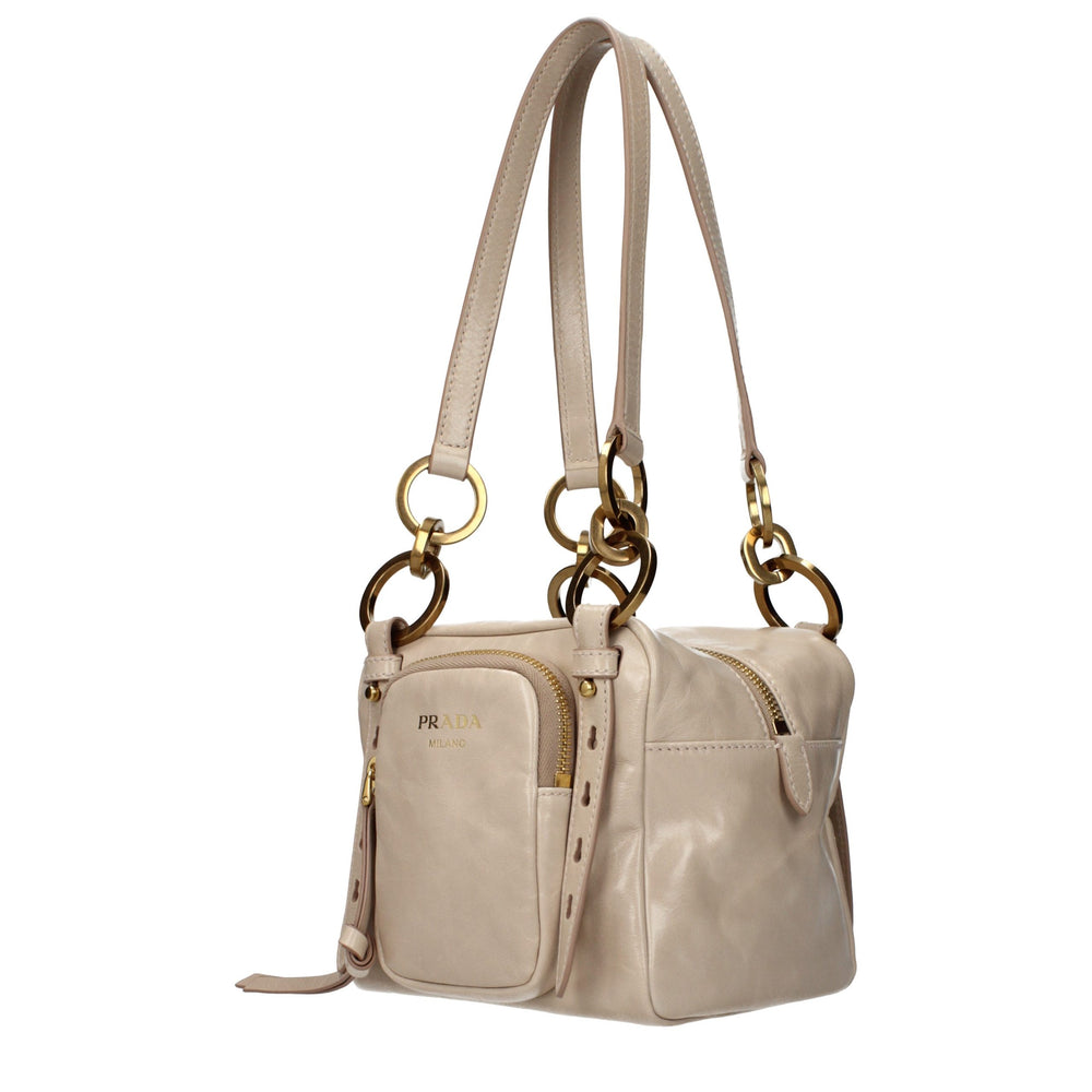 Prada - Pink Leather Shoulder Bag