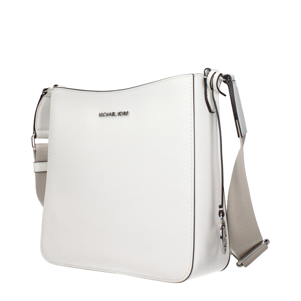 Michael Kors - White Leather Shoulder Bag
