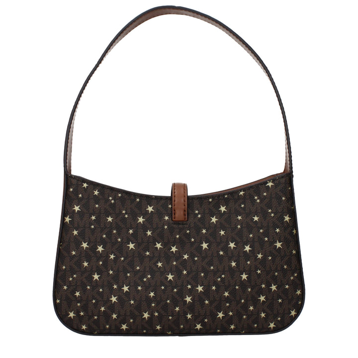 Michael Kors Brown Fabric Handbag