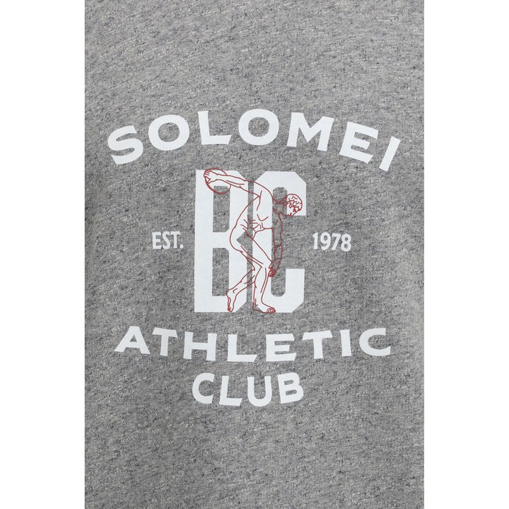 Brunello Cucinelli Gray Cotton Sweatshirt