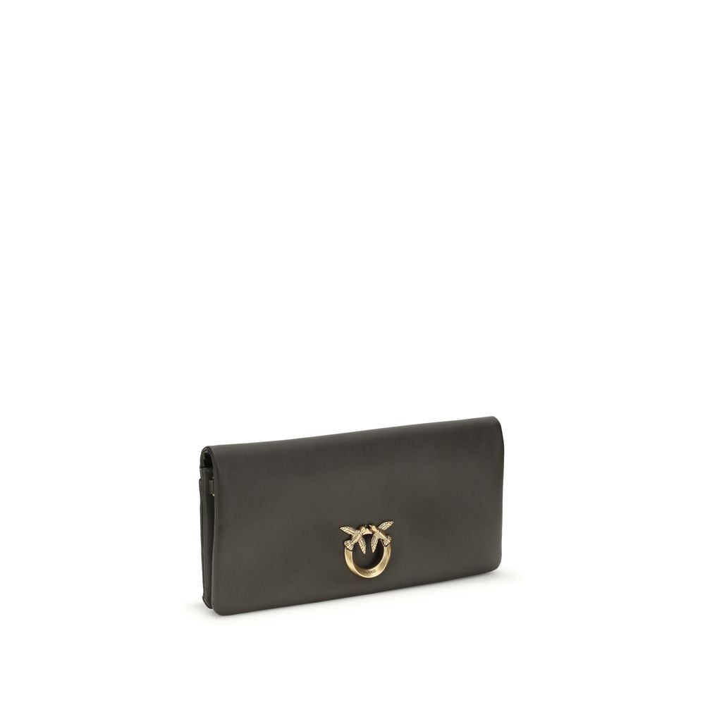 PINKO - Bicolor Calf Leather Bos Taurus Clutch Bag