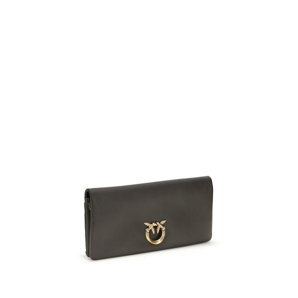 PINKO - Bicolor Calf Leather Bos Taurus Clutch Bag