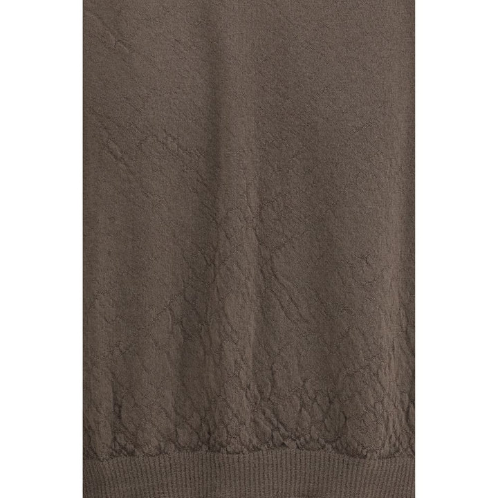 Rick Owens Gray Wool Oves Aries Sweatshirt